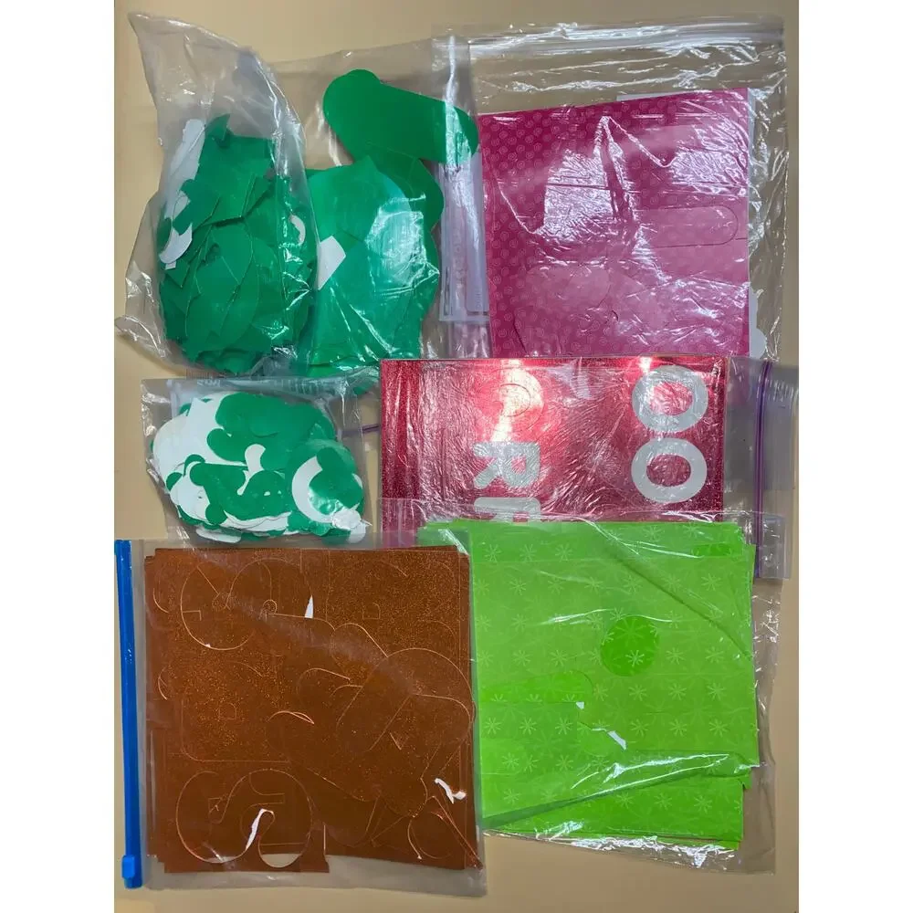 LARGE Techer's Bundle Die-Cut Letters Multicolored Corkboard Letter Number